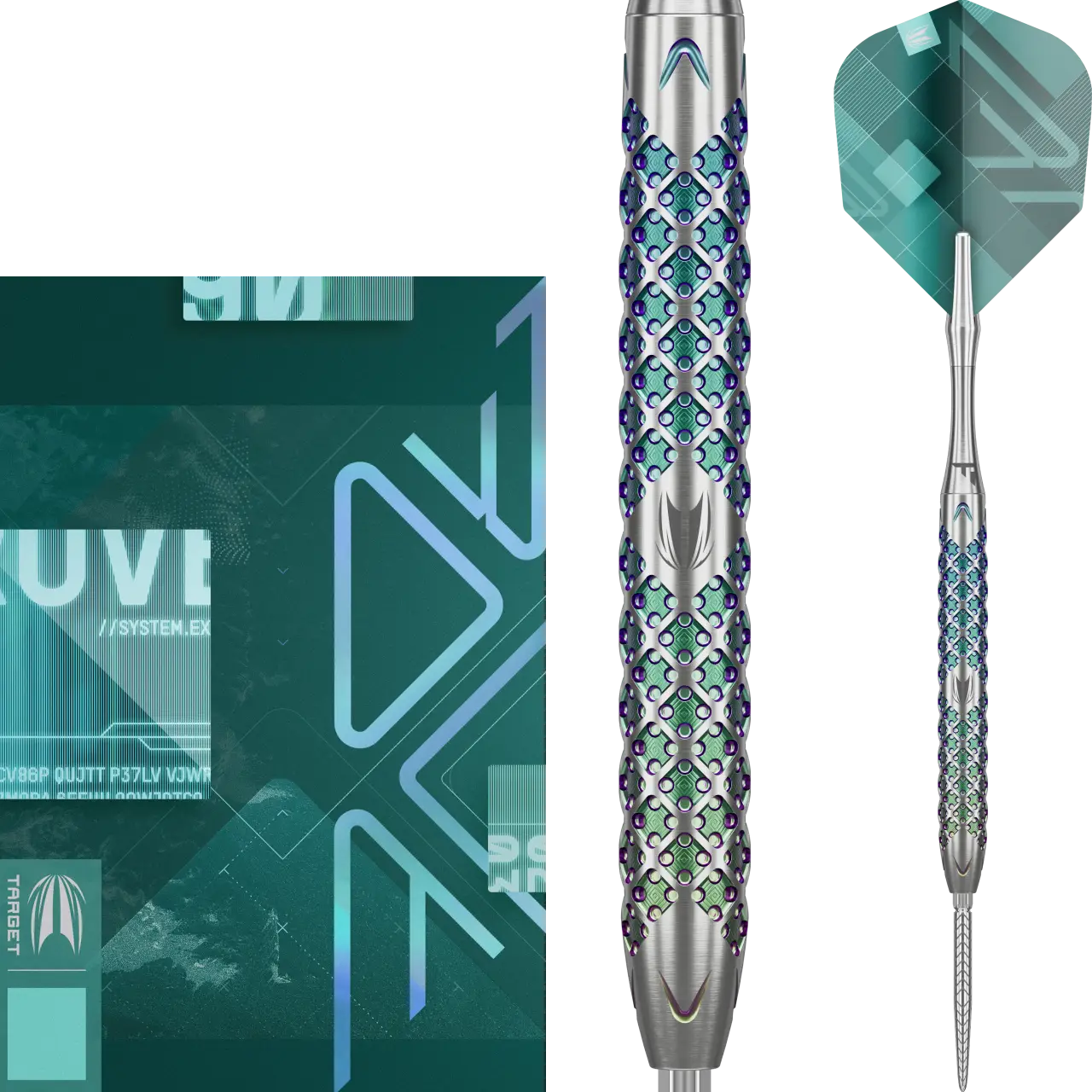 Target Rove 01 Steeldarts Wabengrip Grip Neu