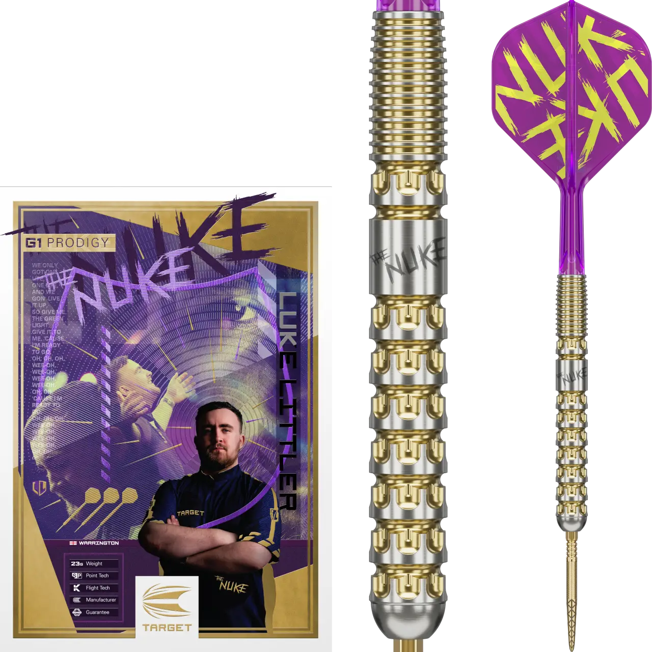Luke Littler Prodigy G1 Steeldarts Neu Special Edition